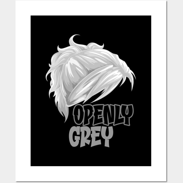 Openly Grey Design for Older People Wall Art by etees0609